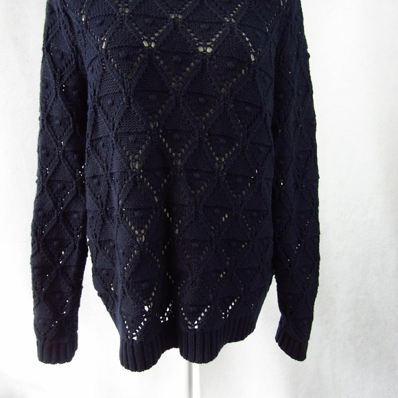 Tommy Hilfiger Blue Knit Jumper Pullover Sweater L - Picture 3 of 8